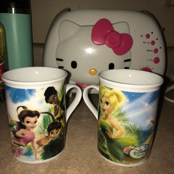 HP!🥳🧚‍♀️2010 Disney Tinkerbell Fairy Mugs 🧚‍♂️ - Picture 7 of 10
